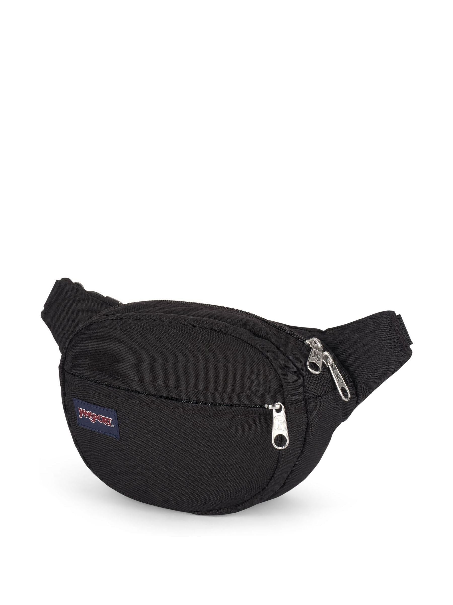JanSport black Fifth Avenue bum bag, imported from the UK