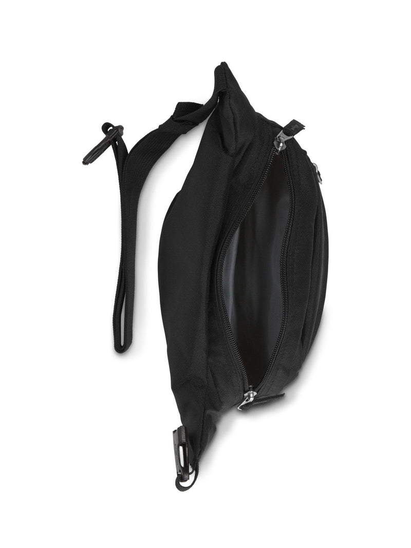 JanSport black Fifth Avenue bum bag, imported from the UK