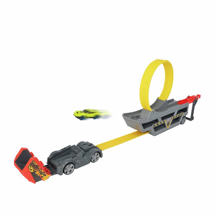 Teamsterz Metro City Launch & Loop car transporter truck, imported from the UK