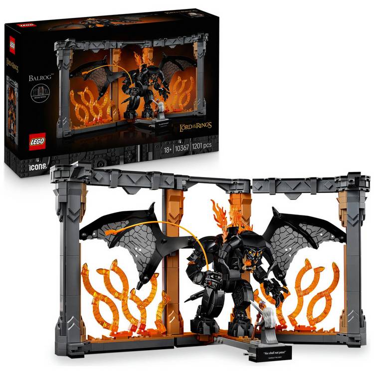 LEGO Icons Balrog Book Nook building set, UK version