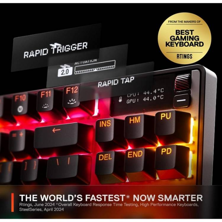 SteelSeries Apex Pro TKL Gen 3 gaming keyboard, imported from the UK