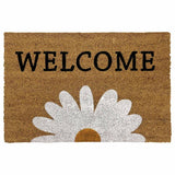Primeur welcome daisy natural doormat 60x40cm, UK version