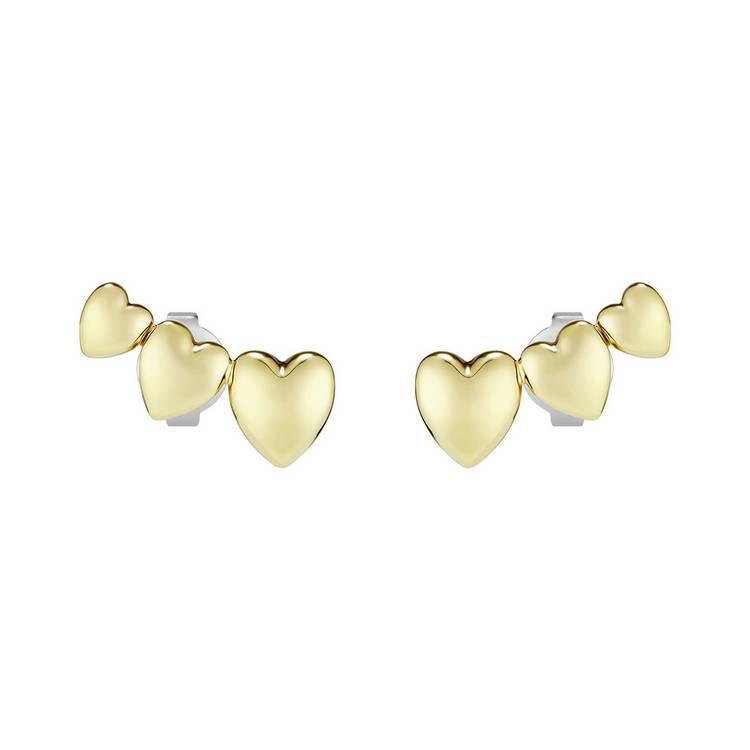 Olivia Burton gold plated mini heart stud earrings - British product