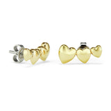 Olivia Burton gold plated mini heart stud earrings - British product