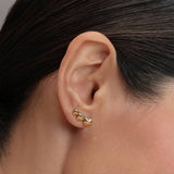 Olivia Burton gold plated mini heart stud earrings - British product