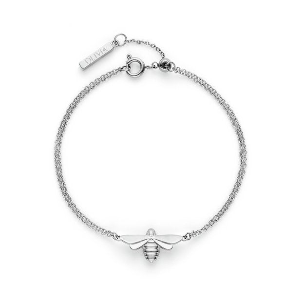 Olivia Burton bee bracelet stainless steel 16cm, imported from the UK