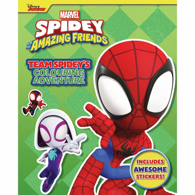 Marvel Spidey sponge art book and paint set - British product