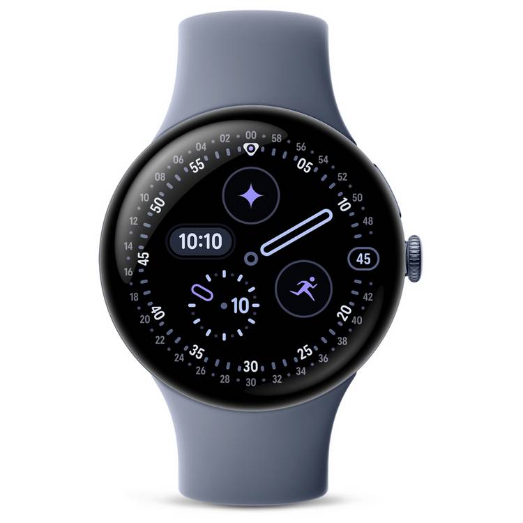 Google Pixel Watch 4 45mm Moonstone smart watch, imported from the UK