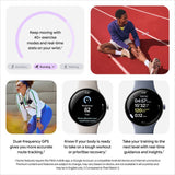 Google Pixel Watch 4 45mm Moonstone smart watch, imported from the UK