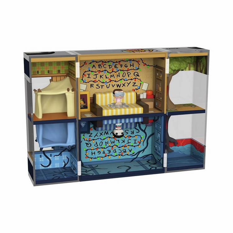 Funko Bitty POP! Stranger Things Beyers House display case, UK version
