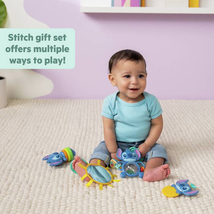 Bright Starts Stitch Tropical Treasures gift set, imported from the UK