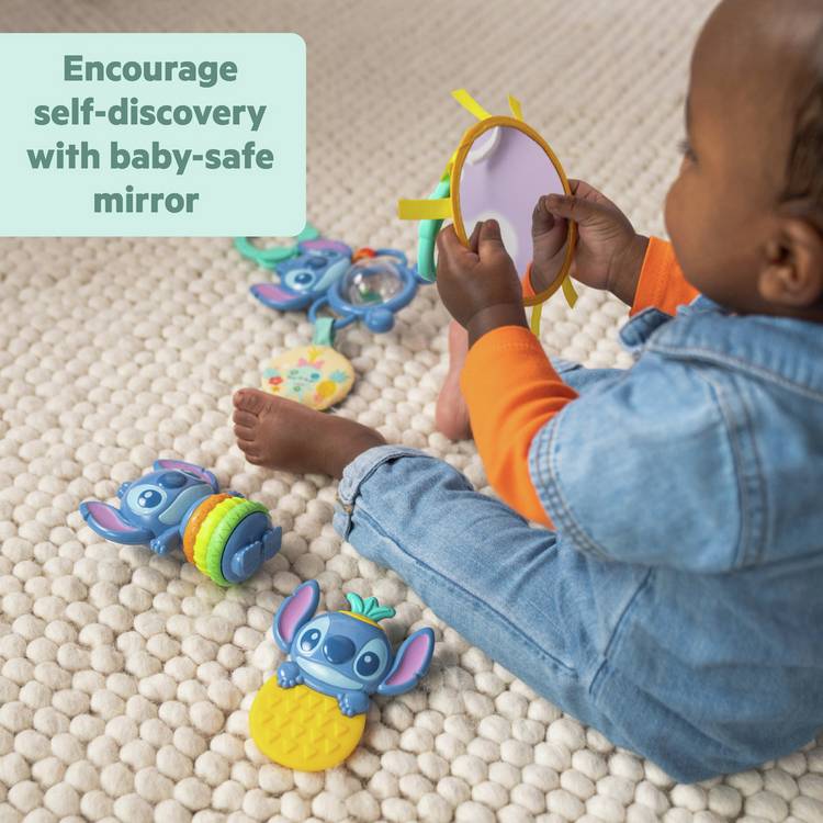 Bright Starts Stitch Tropical Treasures gift set, imported from the UK