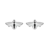 Olivia Burton sterling silver bee stud earrings 12mm - British product