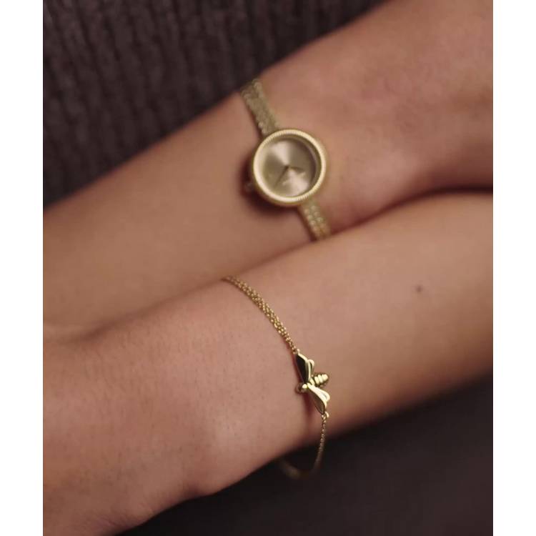 Olivia Burton gold-plated bee bracelet, UK version
