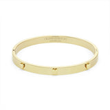 Olivia Burton gold plated mini heart bangle (British brand)