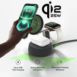 Belkin 25W Qi2 3-in-1 wireless charger, imported from the UK