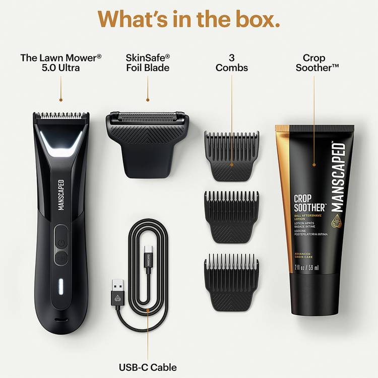 Manscaped lawn mower 5.0 ultra essentials grooming kit, UK version