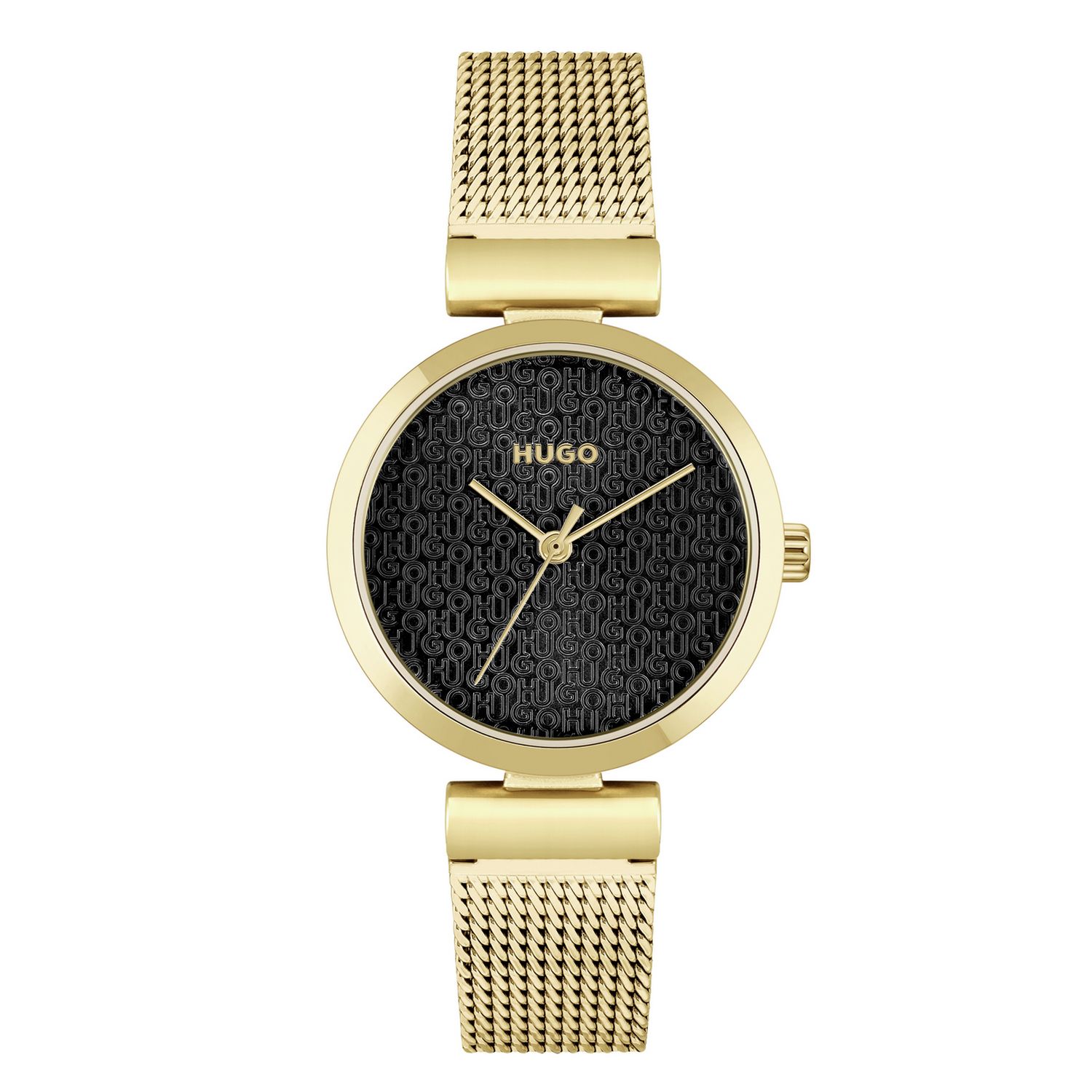 Hugo ladies gold plated watch with adjustable strap, UK version