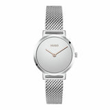 HUGO ladies silver watch with mesh strap 28mm, UK version