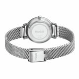 HUGO ladies silver watch with mesh strap 28mm, UK version