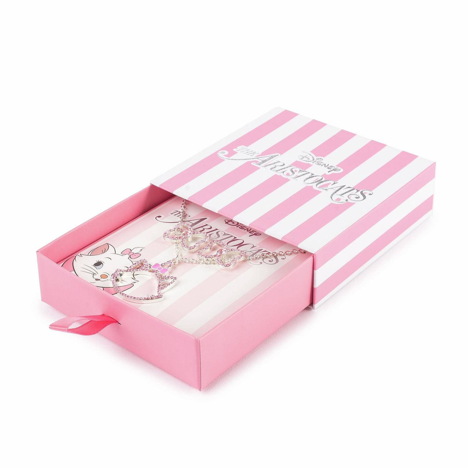 Custard London Disney Marie pendant and stud earring set, UK version