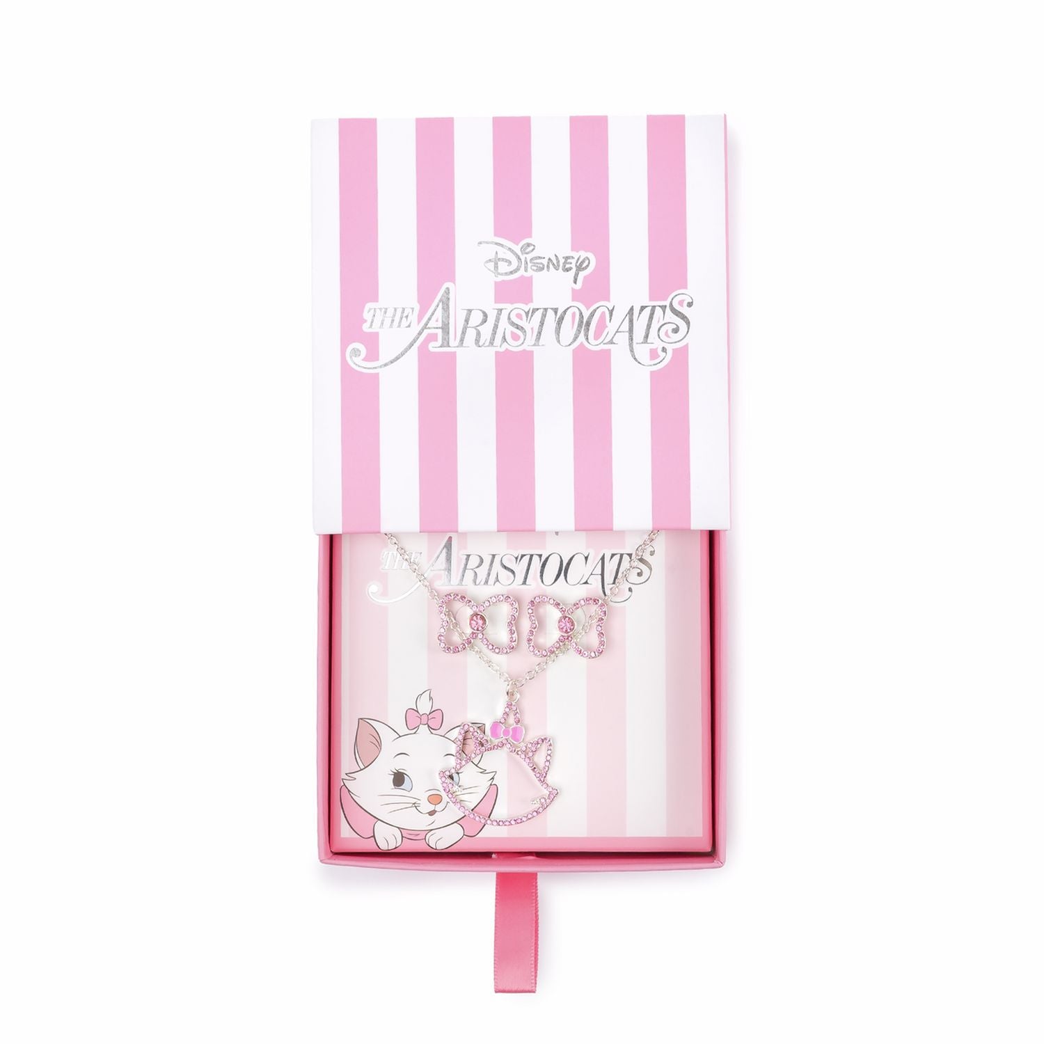 Custard London Disney Marie pendant and stud earring set, UK version