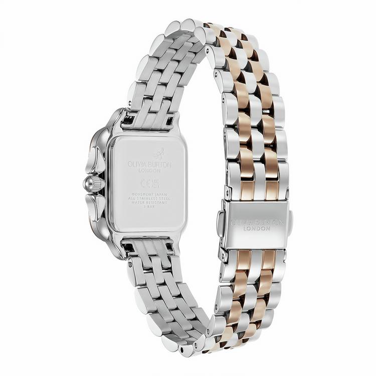 Olivia Burton ladies metallic stainless steel bracelet watch, imported from the UK