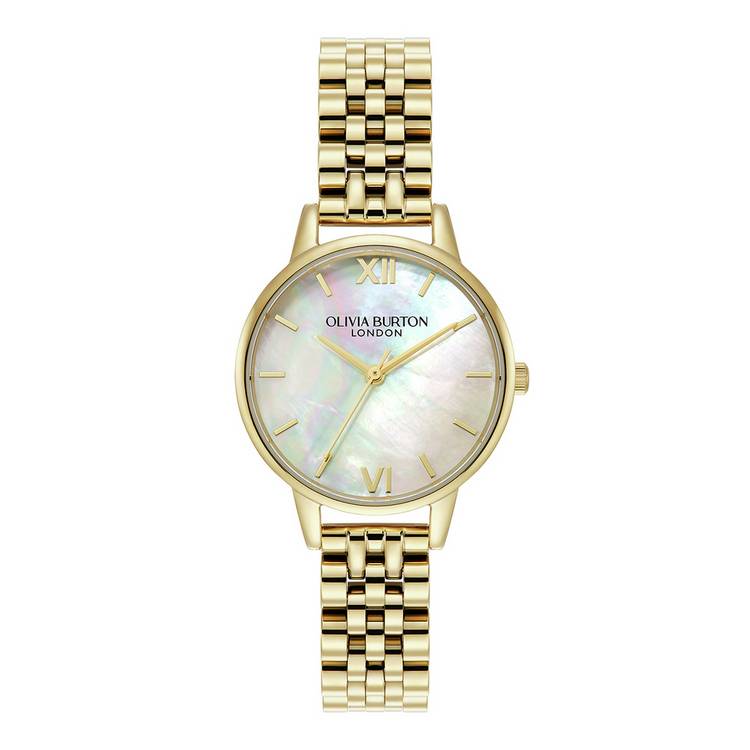 Olivia Burton gold coloured adjustable bracelet watch 30mm - British product