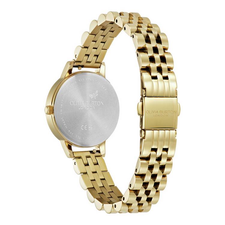 Olivia Burton gold coloured adjustable bracelet watch 30mm - British product