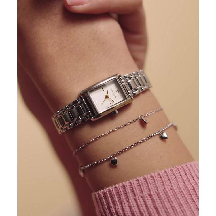 Olivia Burton stainless steel watch white dial 16mm, imported from the UK
