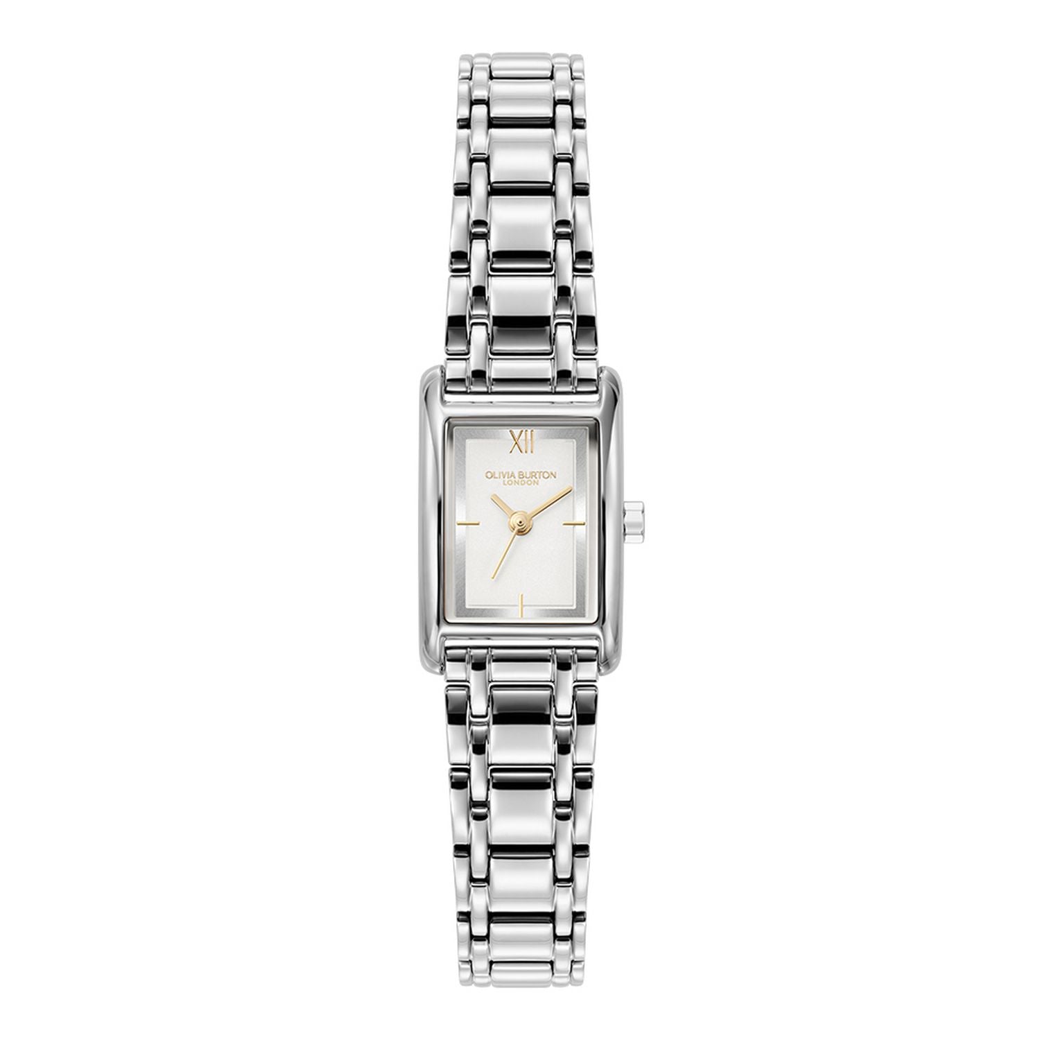 Olivia Burton stainless steel watch white dial 16mm, imported from the UK
