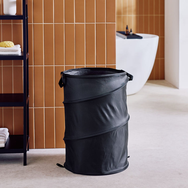 Argos Home laundry bin black 60L, UK version