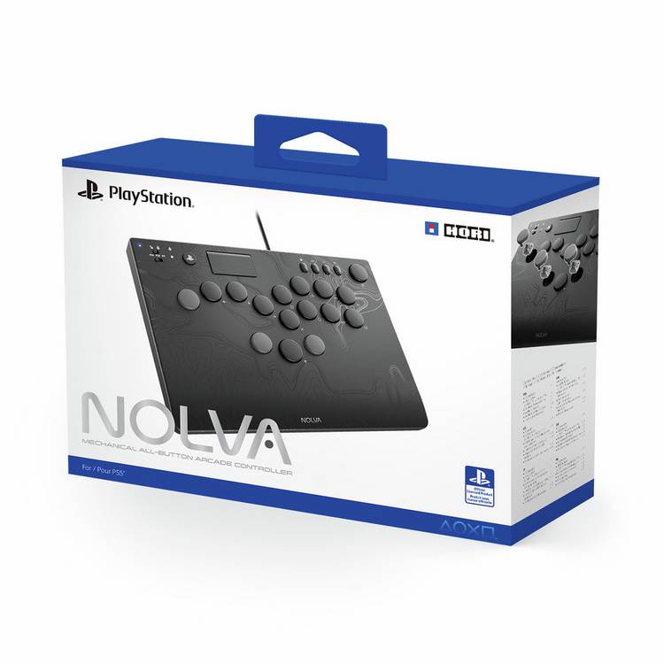 HORI NOLVA all-button arcade controller for PS5 (British brand)
