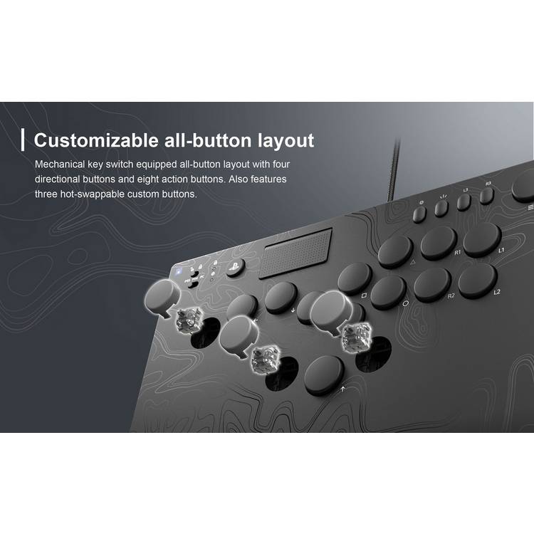 HORI NOLVA all-button arcade controller for PS5 (British brand)