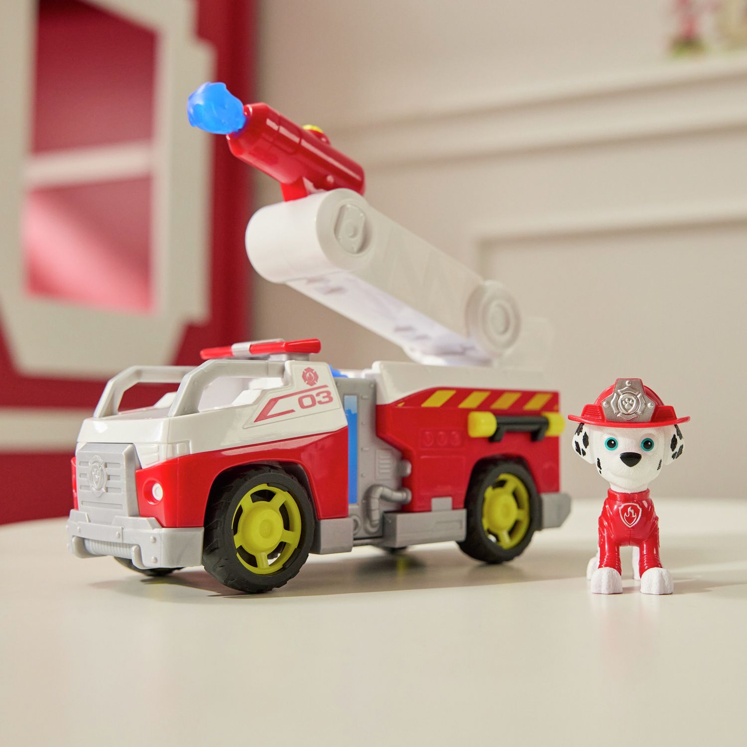 PAW Patrol Marshall fire rescue vehicle toy - imported from the UK