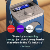 Majority Little Shelford portable DAB/FM radio blue grey, UK version