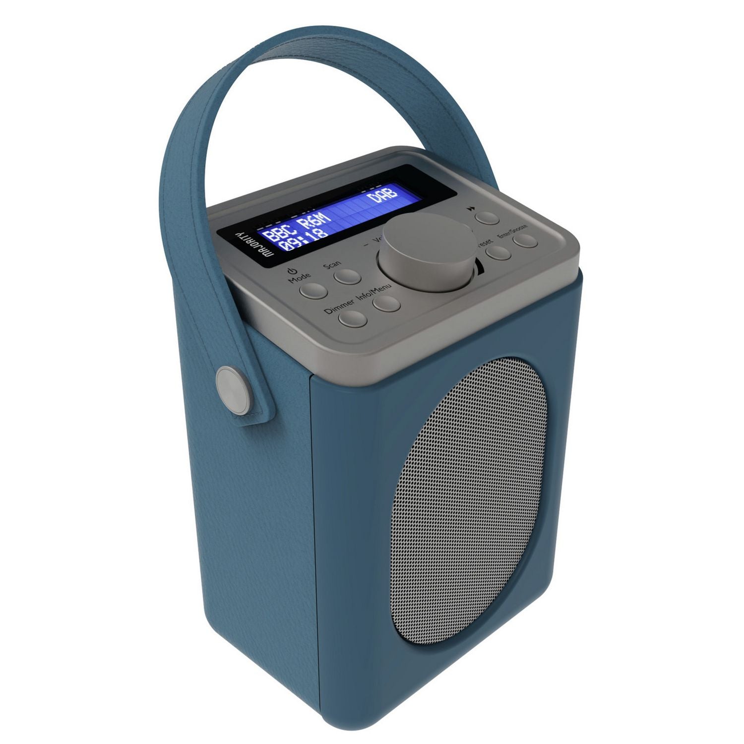 Majority Little Shelford portable DAB/FM radio blue grey, UK version