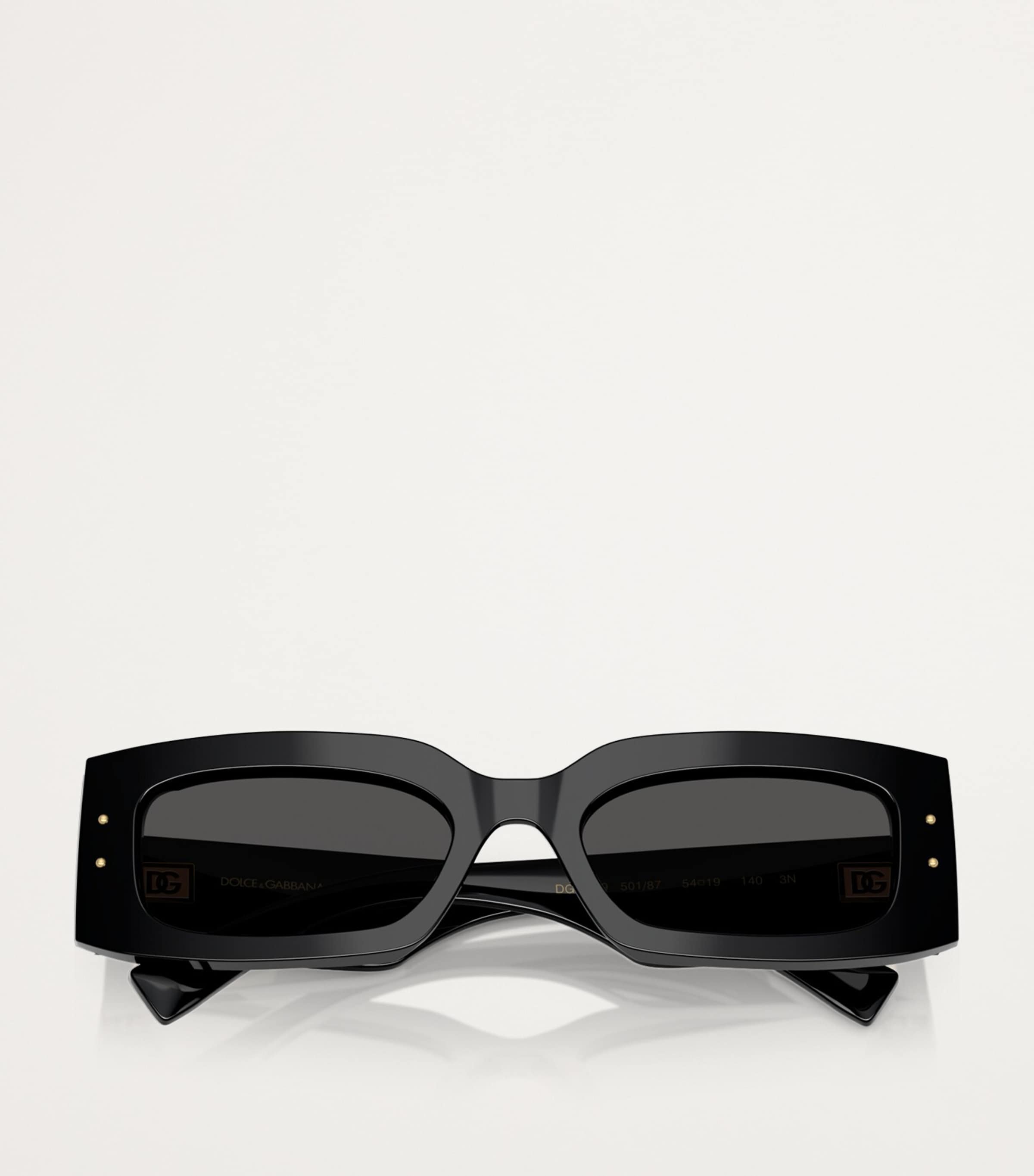 Dolce&Gabbana rectangular acetate sunglasses, UK version