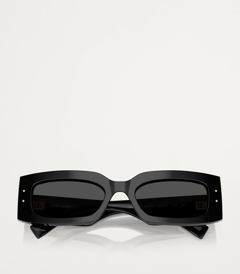 Dolce&Gabbana rectangular acetate sunglasses, UK version