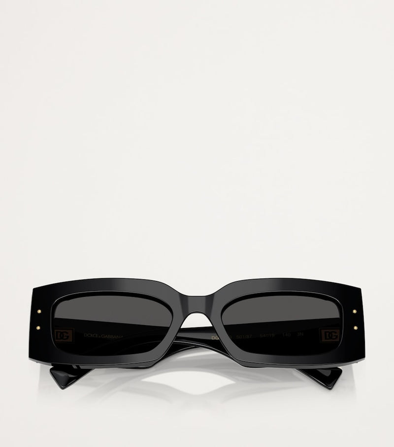 Dolce&Gabbana rectangular acetate sunglasses, UK version
