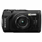 OM System TG-7 camera black 12MP (British brand)