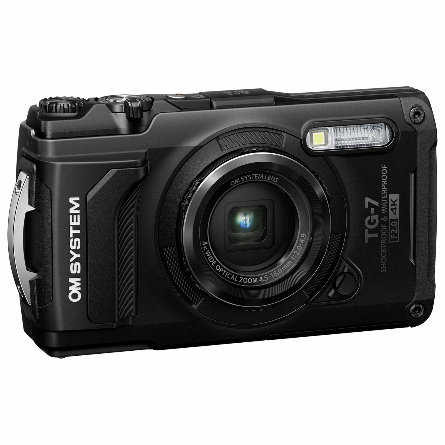 OM System TG-7 camera black 12MP (British brand)