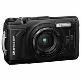 OM System TG-7 camera black 12MP (British brand)
