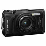 OM System TG-7 camera black 12MP (British brand)