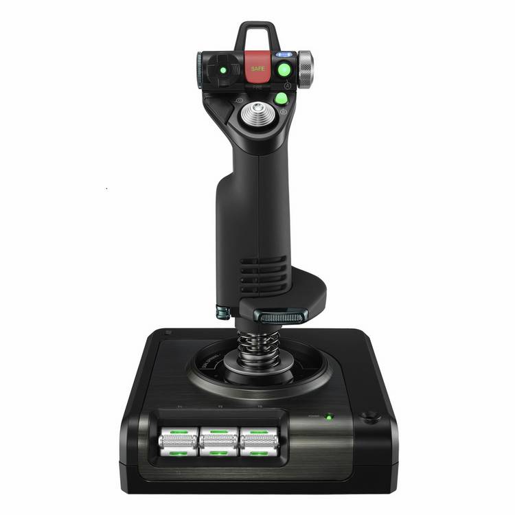 Logitech X52 Pro HOTAS simulation controller (British brand)