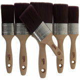 Coral Aspire oval paint brush set 6 pieces (British brand)