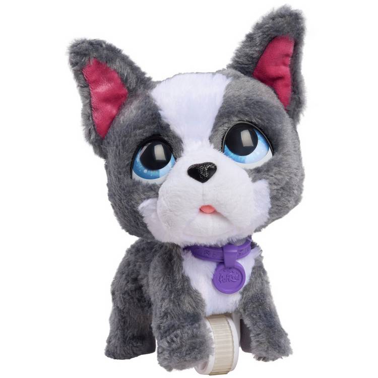 furReal Walk A Lots Frenchie interactive soft toy 8 inch, UK version
