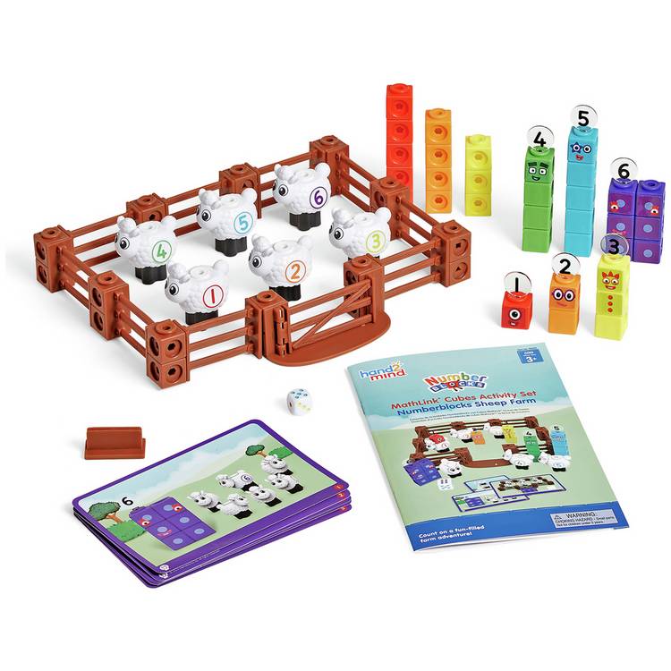 Learning Resources Numberblocks Sheep Farm activity set, UK version