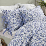 Wylder Hannah double bedding set blue floral 100% cotton, imported from the UK