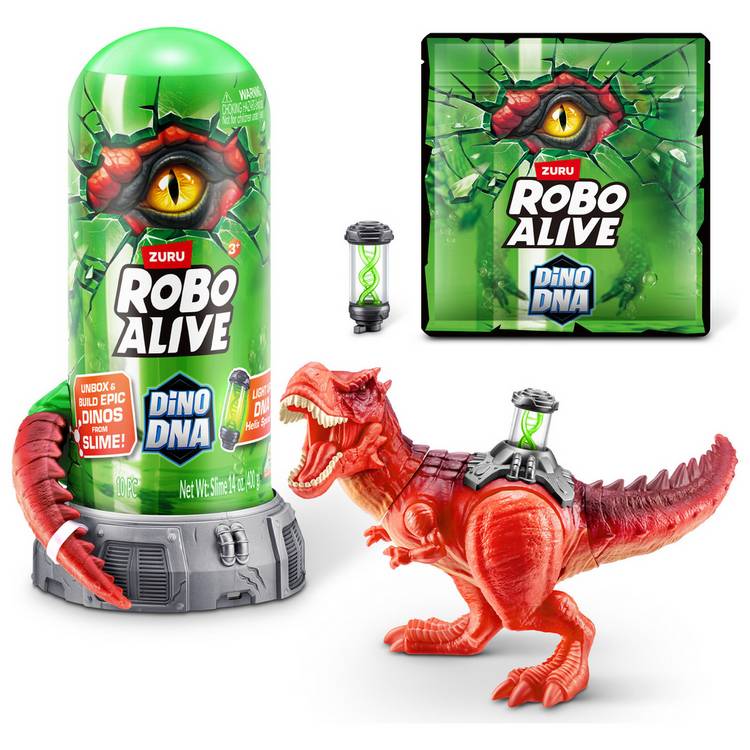 Robo Alive Dino DNA light-up helix spine figure (British brand)